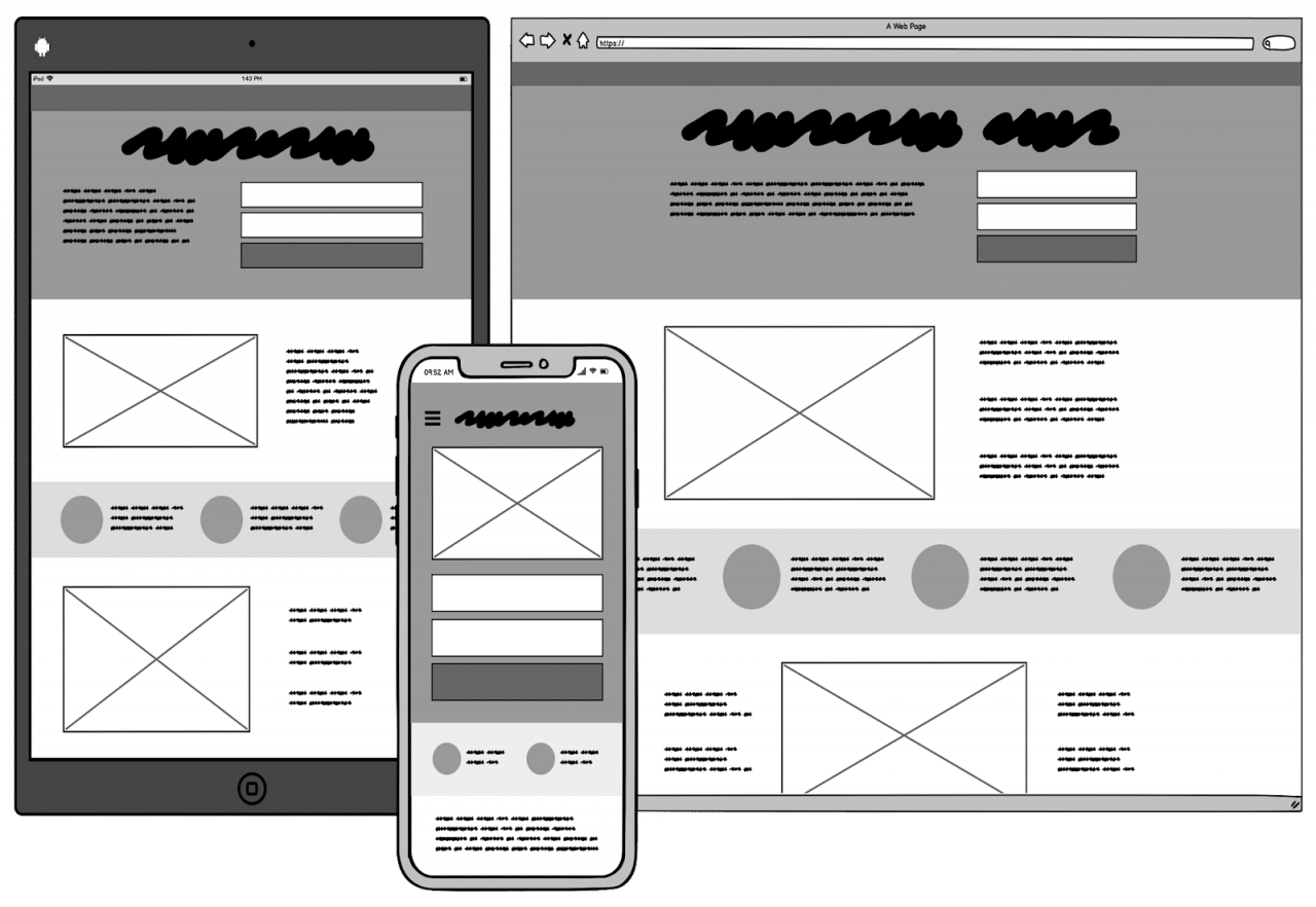 wireframe maquette plan conception site web